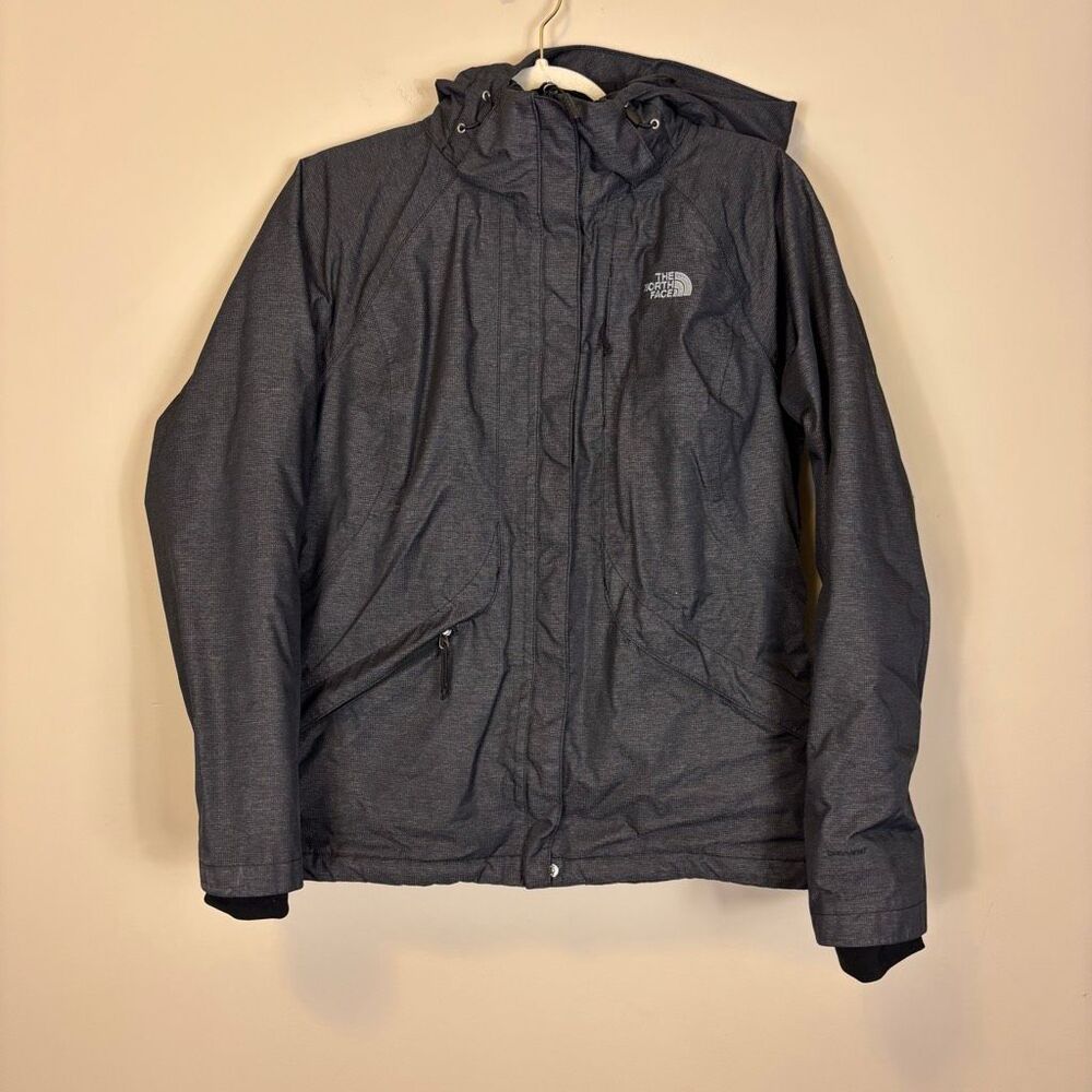 The‎ North Face Grey Women's Fleece Lined Winter Jacket Medium